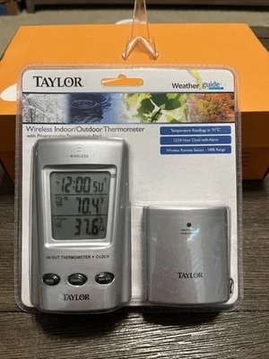 Taylor Wireless Indoor/Outdoor Thermometer with Programmable Temperature Alert - Image 1 of 4