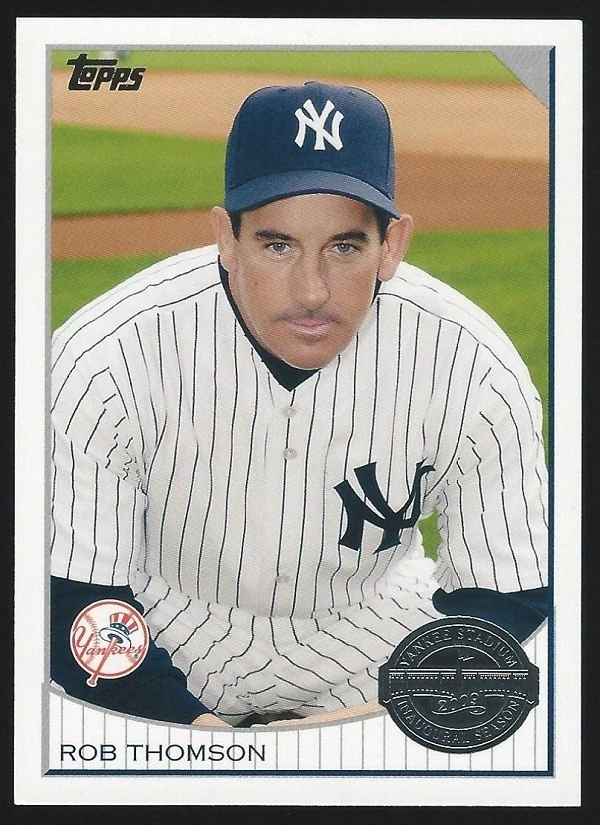 Rob Thomson 2009 Topps Yankee Stadium Opening Day Box Set #27 - Coach - Canada - Image 1 of 2