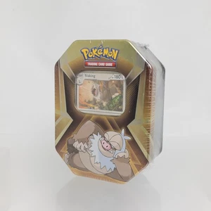 Pokemon TCG - Triple Whammy Collectible Tin - SLAKING (3 packs & 3 foils) SEALED - Picture 1 of 4