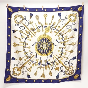 Hermes Carre 90 Scarf Multicolor Silk J-3198 - Picture 1 of 24
