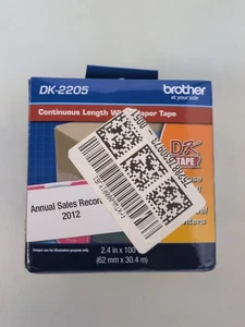 Brother International Dk-2205 Paper Label Roll Ql-500 Ql-550 - 2.43in By 100ft  - Picture 1 of 6