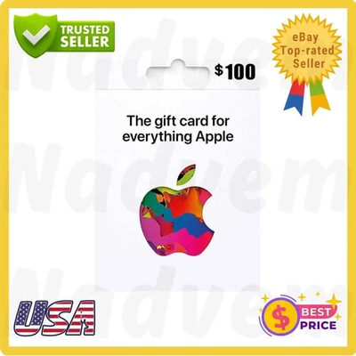 Apple App Store iTunes $100 Gift Card For US Fast Delivery - Image 1 of 2