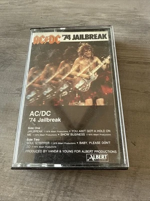 AC/DC: 74 Jailbreak (1984) CASSETTE TAPE - Image 1 of 4