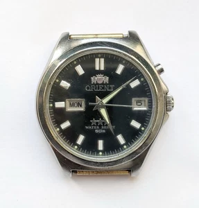 Vintage Japan Wrist Watch Automatic Orient 3 STAR Crystal 21 jewels - Picture 1 of 9