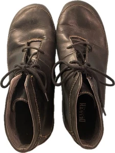 Duluth Trading Co Andina Womens Size 9 Medium Black Leather Chukka Ankle Boots - Picture 1 of 12