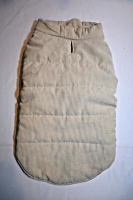 Abrigo aislante de pana International Pet Supplies para perro, grande, beige Foto 1 de 4