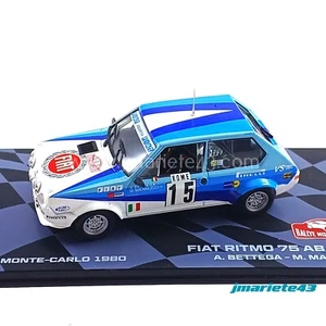 Fiat Ritmo 75 Abarth #15 A. Bettega - M. Mannucci MonteCarlo 1980 1:43 - Picture 1 of 7