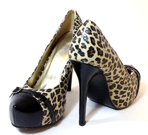 Traffic Damen Gepard Leopard Stiletto 5" Absatz Größe 7 - Bild 1 von 10