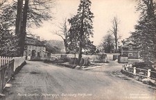 POLICE STATION NETHERAVON SALISBURY PLAIN WILTSHIRE POSTCARD 1923 AMESBURY