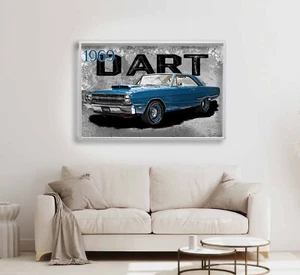 1969 Dodge Dart Classic Muscle Car Hot Rod 24x36, 11x17 Poster - Bild 1 von 4