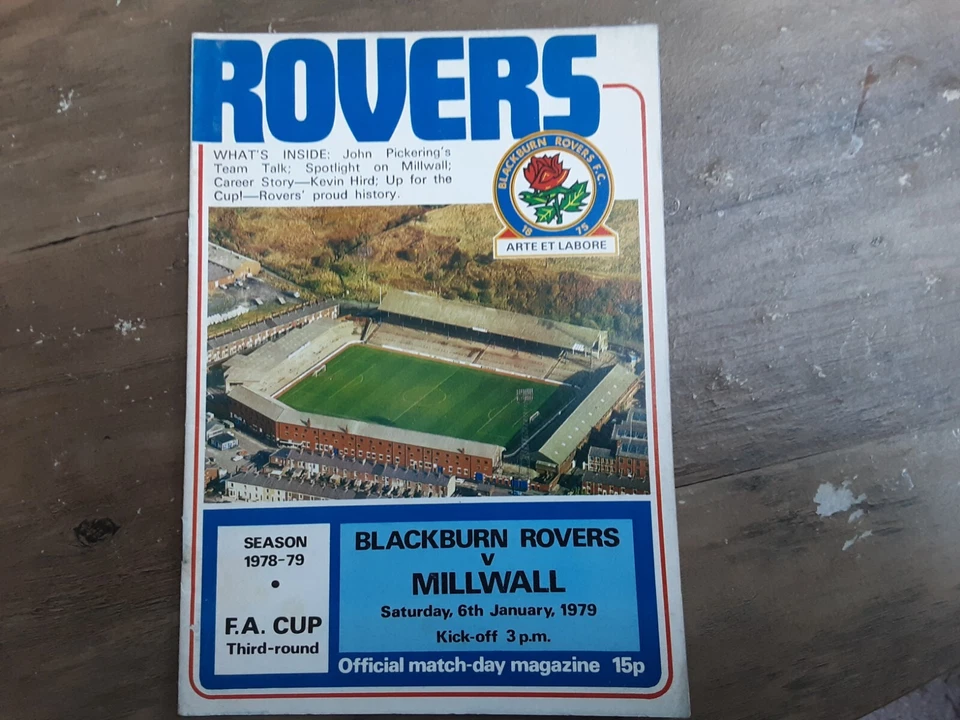 Blackburn Rovers v Millwall - 1979 FA Cup 3rd rd (FAC) - Image 1 of 2
