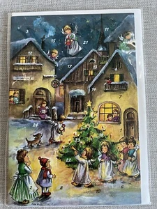 Korsch Verlag Vintage Christmas Advent Calendar Germany Baby Angels - Picture 1 of 2