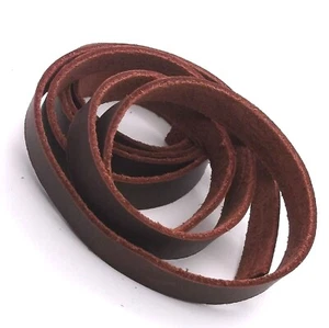 Corda sella 1/2" (1,3 cm) 48" bordeaux pelle tandy 5008-14 - Foto 1 di 1