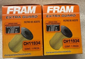 Engine Oil Filter-Extra Guard Fram CH11934 NEW X2 - Picture 1 of 3