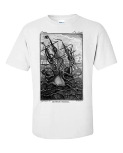 Maglietta Kraken Le Poulpe Colossal Giant Octopus Pierre Dénys de Montfort - Foto 1 di 4