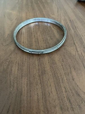 Vintage  6" Metal Embroidery Hoop Spring Tension Some Cork - Image 1 of 3