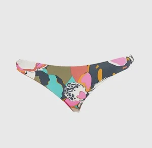 $99 Billabong Women's Multicolor Floral-Print Reversible Bikini Bottoms Size M - Picture 1 of 4