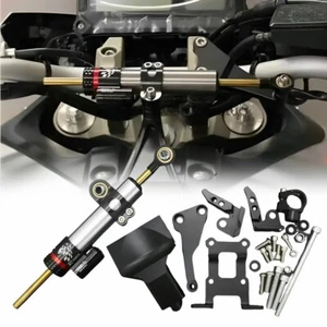 CNC Steering Damper Mounting Bracket Kit For Yamaha MT-07 FZ-07 2013-2019 - Picture 1 of 6
