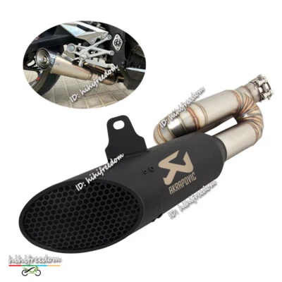 Silenciador de escape tubo medio Slip On para Triumph Street Triple 765 R S RS 2017-2023 Foto 1 de 4