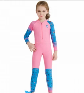 Dive&Sail/Kids Rash Guard Dive Skin Suit Fast Dry Fullbody Wetsuit Swimwear - Picture 1 of 3