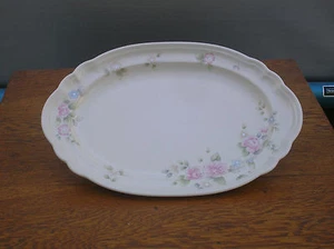 Pfaltzgraff Tea Rose Oval Platters 14 3/4 x 10 1/4 inch ~ EUC - Picture 1 of 3