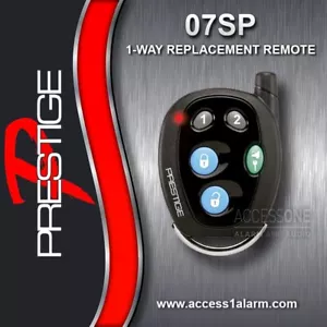 NUEVO Prestige 07SP 1-Vía 5 Botones Control Remoto FCC ID ELVATGB Tipo 4 - Imagen 1 de 3