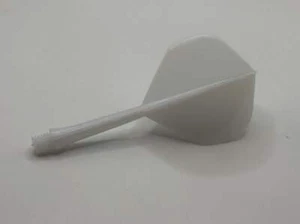 Sistema integrado de vuelo y eje de dardos roscado de 1/4 pulgadas blanco 5 juegos - Imagen 1 de 3