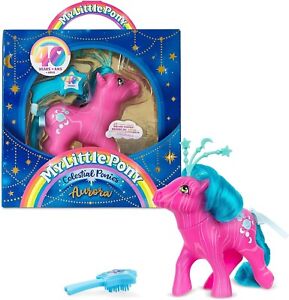 My Little Pony Celestial Ponies Aurora Figure 4" Retro 40th Anniversary 2023