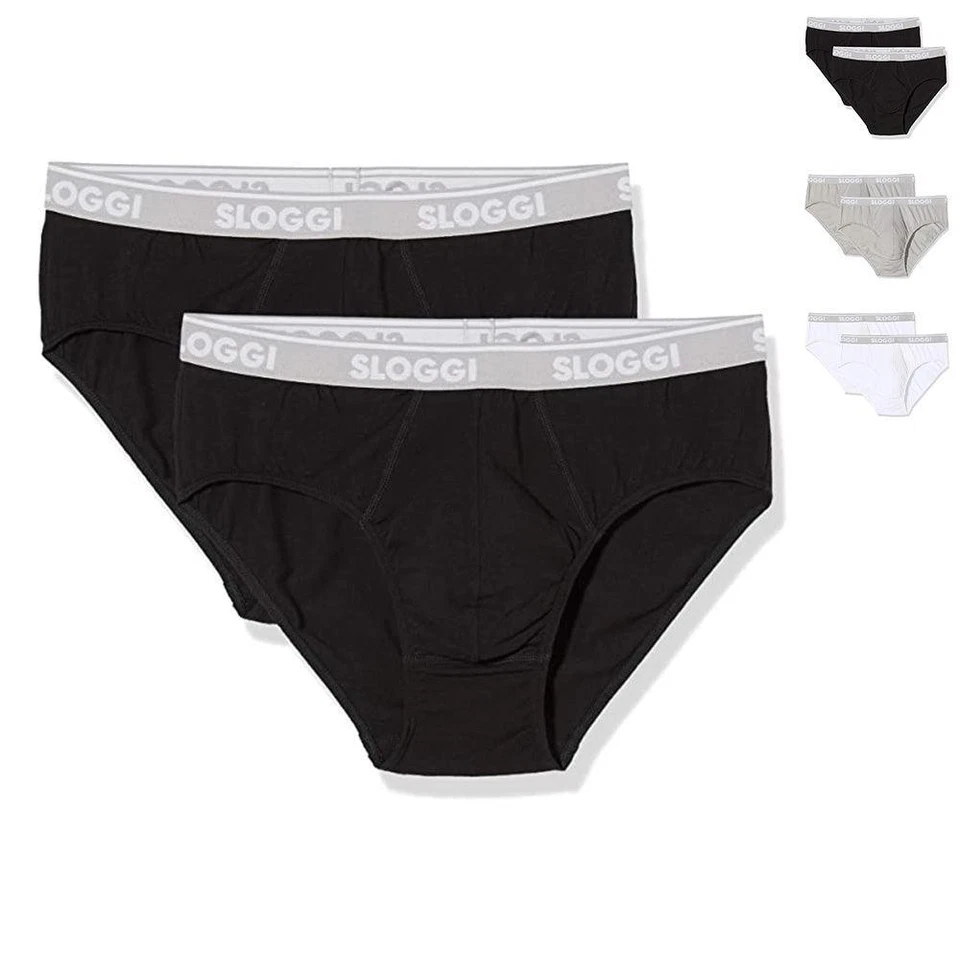 Sloggi Uomo Go ABC Midi Confezione da 2 Slip S90 - Immagine 1 di 1