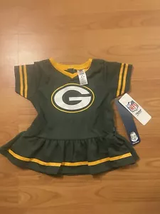 Neu mit Etikett Green Bay Packers Cheerleader Kleid NFL Cheer Baby Kleinkind Größe 18M - Bild 1 von 7