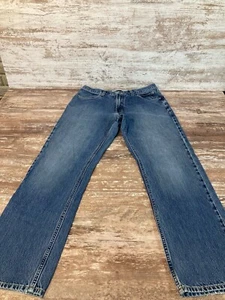 Harley Davidson Jeans Men 35x32 Black Label Medium Wash Relaxed Fit Straight - Picture 1 of 13