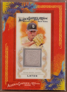 2010 (PADRES) Topps Allen and Ginter Relics #ML Mat Latos