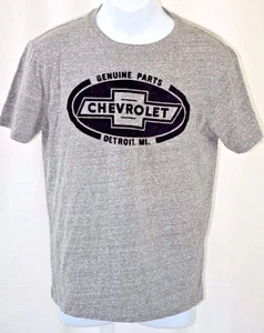 Chevrolet Genuine Parts GM Official Licensed Logo Gray T Shirt Medium 38” Chest - Picture 1 of 4