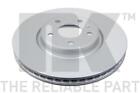 2X Brake Discs Pair Vented Fits Audi A4 B8 3.2 Front 11 To 12 320Mm Set Nk New