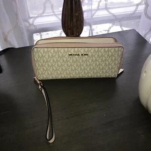 MICHAEL KORS 35H8STVT3B Women's Wallet - white /pink - Picture 1 of 4