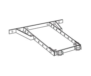 Genuine Rohn HB25AG 0-15" Adjustable House Bracket - Zdjęcie 1 z 1
