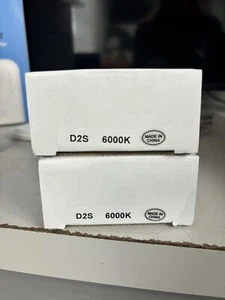 Bombilla de faro D2S 6000K blanco puro OEM HID 2 pares caja abierta - Imagen 1 de 2