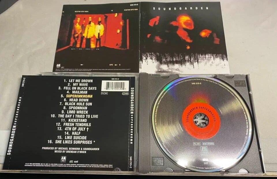 SOUNDGARDEN - ´´SUPERUNKNOWN´´ - USA GRUNGE CD 1994 - Bild 1 von 1