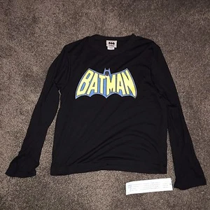BOYS BATMAN THEMED 2 PC PAJAMA SET SIZE LARGE NWT - Picture 1 of 3