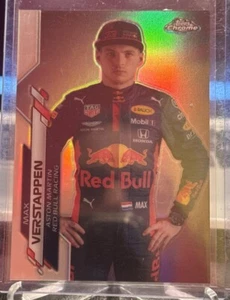 2020 TOPPS CHROME F1 #6 MAX VERSTAPPEN ROOKIE RC REFRACTOR - Picture 1 of 2