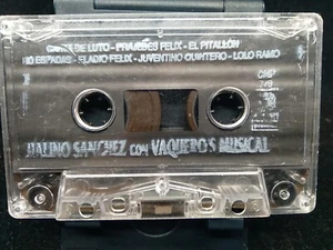 CHALINO SANCHEZ-CON VAQUERO'S MUSICAL-CASETTE-1992 MUSART-NO ESTUCHE - Bild 1 von 2