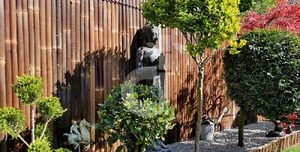 Sichtschutz aus Bambus KISU Gartenzaun Bambuszaun in 3 Größen - Bild 1 von 12