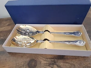Vintage Plated A1 Serving Set, Boxed Fork & Spoon, Berry Serving Set - Picture 1 of 12