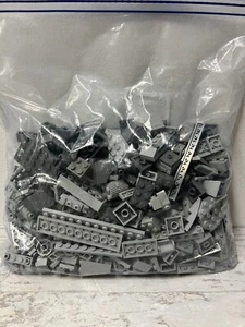 LEGO 1 LB GRIGIO lotto misto sfuso di mattoncini piastre pezzi speciali. - Foto 1 di 1