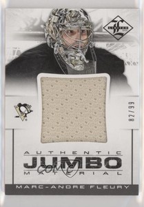 2012-13 Panini Limited Authentic Jumbo Material /99 Marc-Andre Fleury #JJ-MF