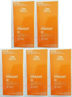 5 x WELLA WELLASTRATE Permanent Straight System Hair Straightening Cream INTENSE - image 1 of 3