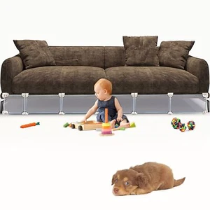 Under Bed Blocker-Gap Bumper for Under Furniture,Stop Toy Going Under Couch B... - Picture 1 of 6
