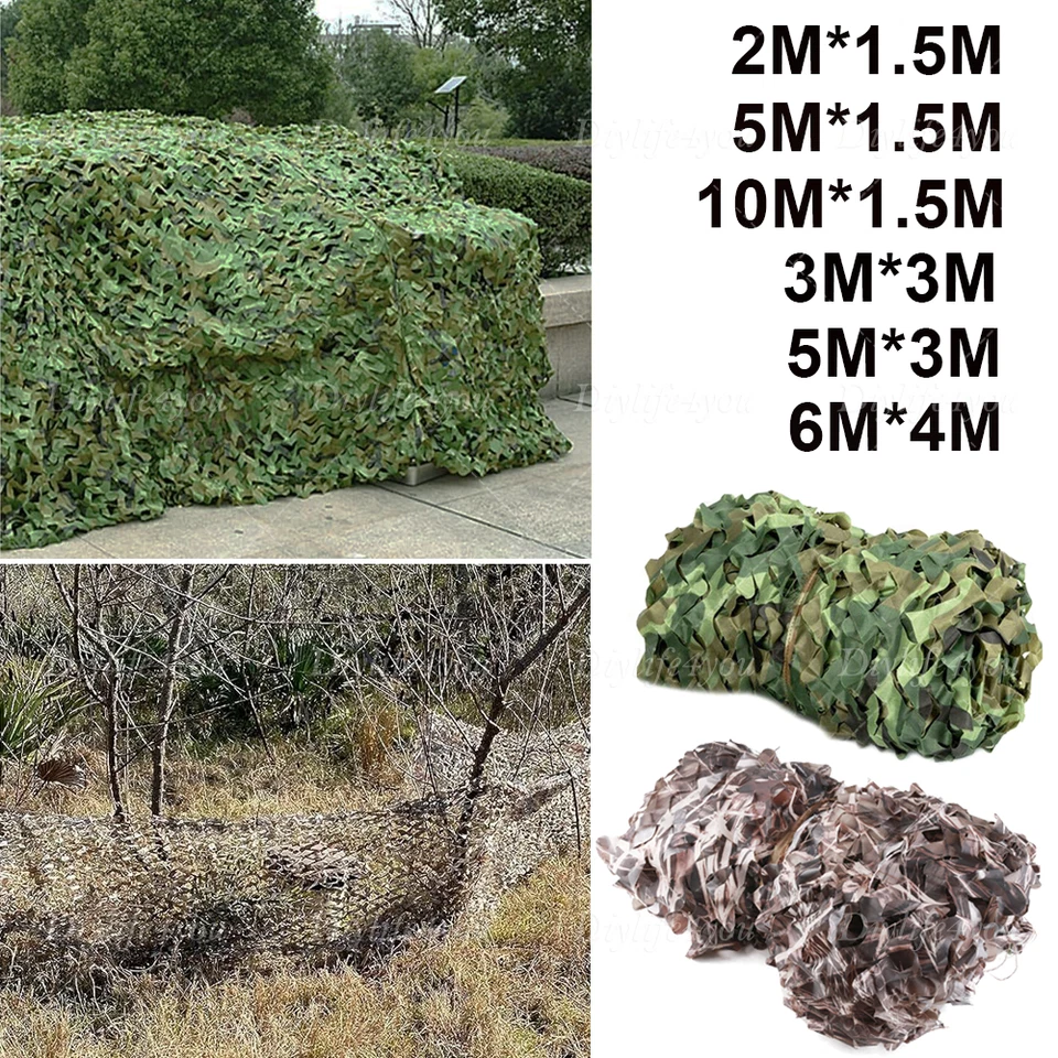 Tarnnetz Bundeswehr Armee Netz Tarnung Jagd Outdoor Dekonetz Camping Army Net - Bild 1 von 4