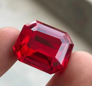 Certified 100 Ct Natural Blood Red Ruby Emerald Loose Gemstone BIG SIZE - Picture 1 of 5