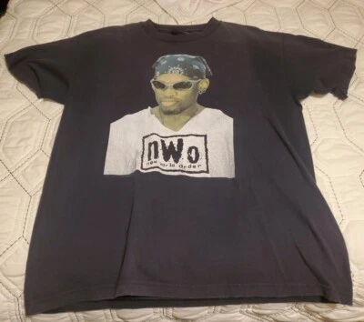 Camisa Dennis Rodman Rodzilla Nueva Orden Mundial Talla 2XL De Colección Lucha Libre WCW WWE Hoy Tredz Foto 1 de 4